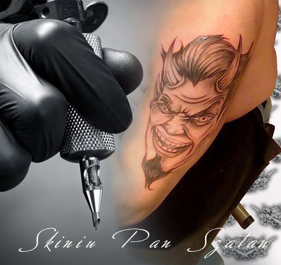 White Criminal Tattoo - Apple Design