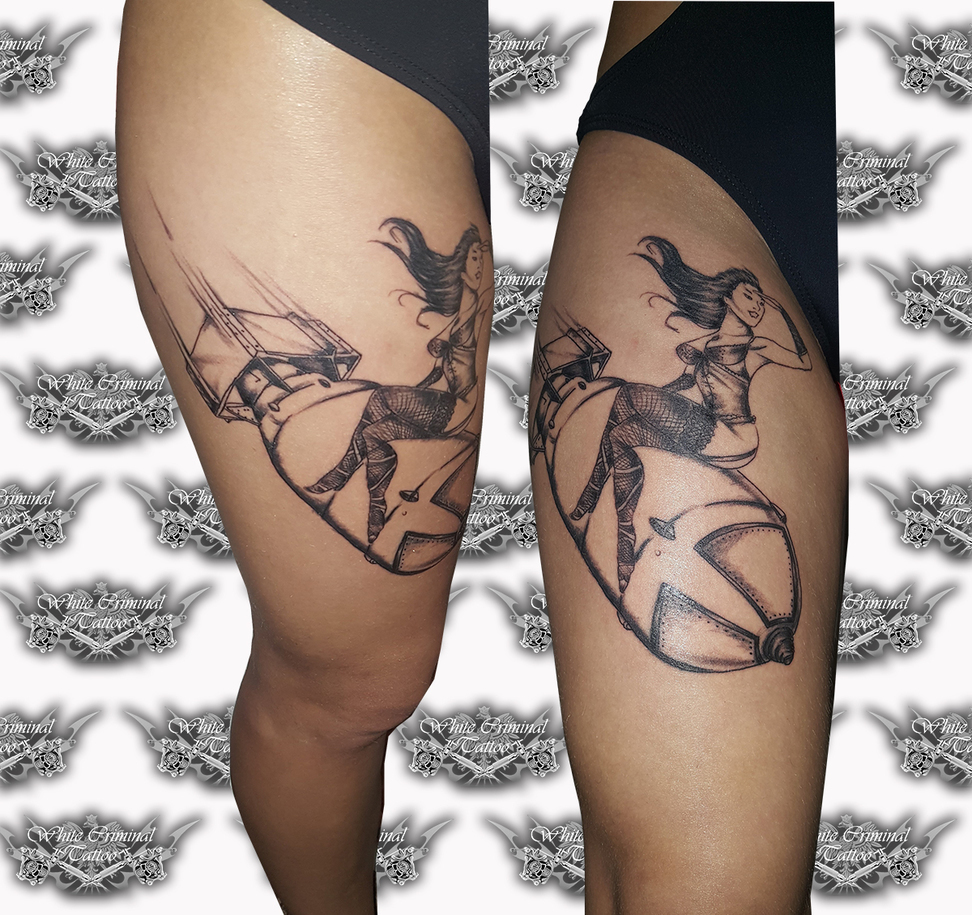 White Criminal Tattoo - Polish Eagle