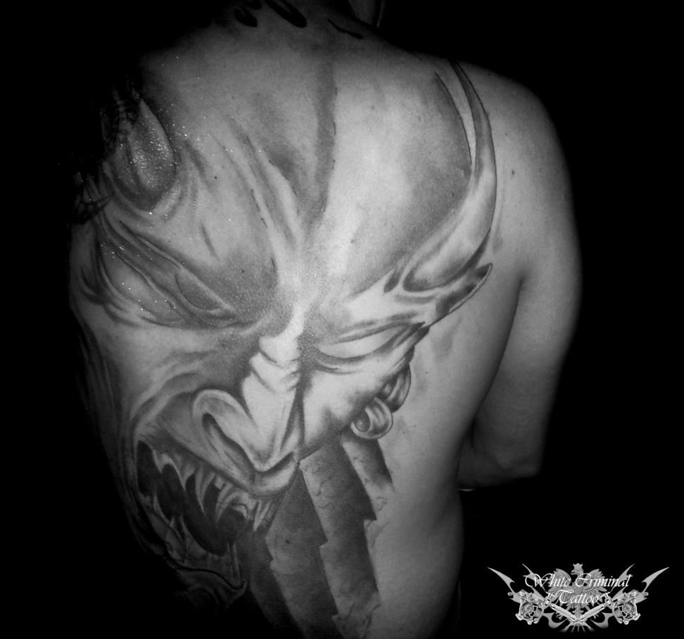 White Criminal Tattoo - Maori Pattern