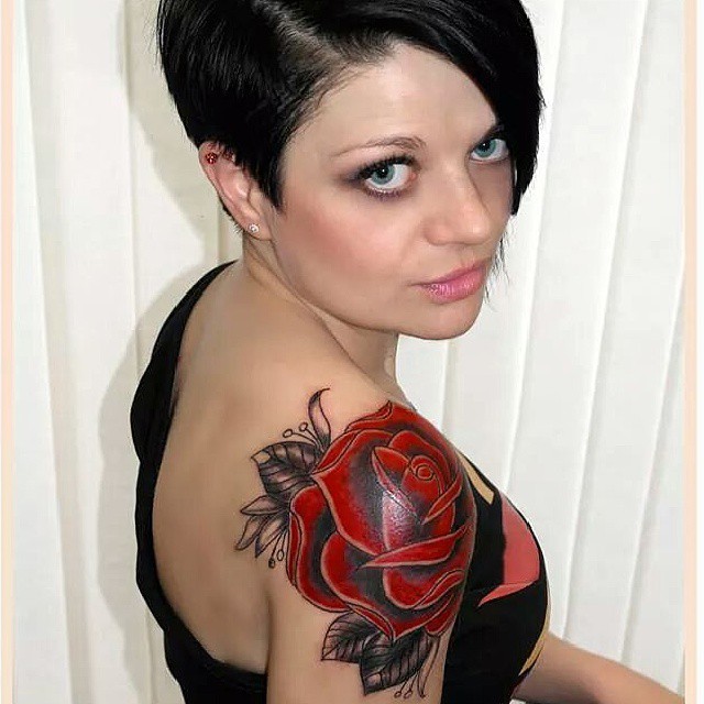 White Criminal Tattoo - Pin Up Girl