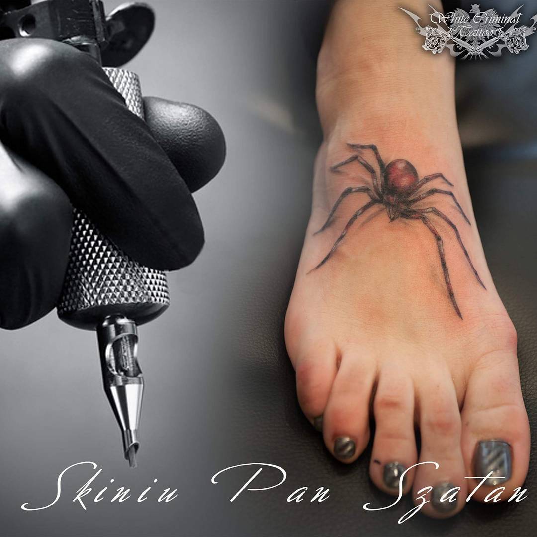 White Criminal Tattoo - Armadillo Design