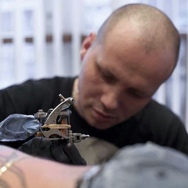 White Criminal Tattoo Artist